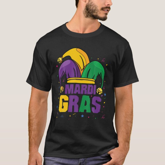 Camiseta Mardi Gras, Mardi Gras Hat Essential (Frente)