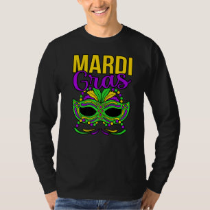 Camiseta Mardi Gras Mask Mardi Gras Party Holiday Graphic