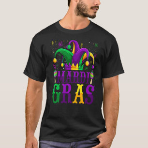 Camiseta Mardi Gras Mask Miçanga Funny Carnival Party New O