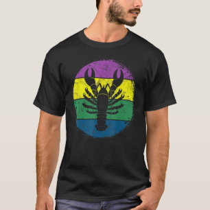 Camiseta Mardi Gras Masque - Lagosta Circular Silhouette Ca