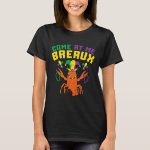 Camiseta Mardi Gras Miçanga Máscara Penas Jester Mask Mardi