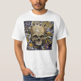 Camiseta Mardi Gras Miçangas e Caveira