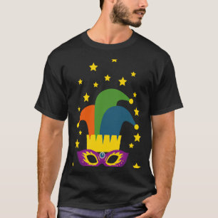 Camiseta Mardi Gras New Orleans Carnaval roxo Yello