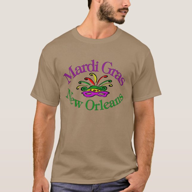 Camiseta Mardi Gras New Orleans T-Shirt (Frente)
