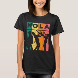 Camiseta Mardi Gras Nola New Orleans Carnaval 2025 Jazz Ret
