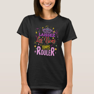 Camiseta Mardi Gras Para Mulheres Laissez Les Bons Temps Ro