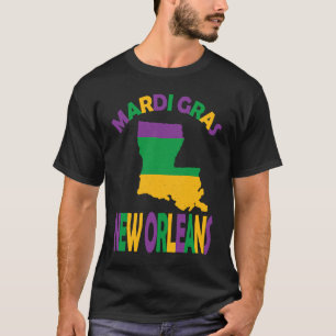 Camiseta Mardi Gras Party New Orleans Louisiana