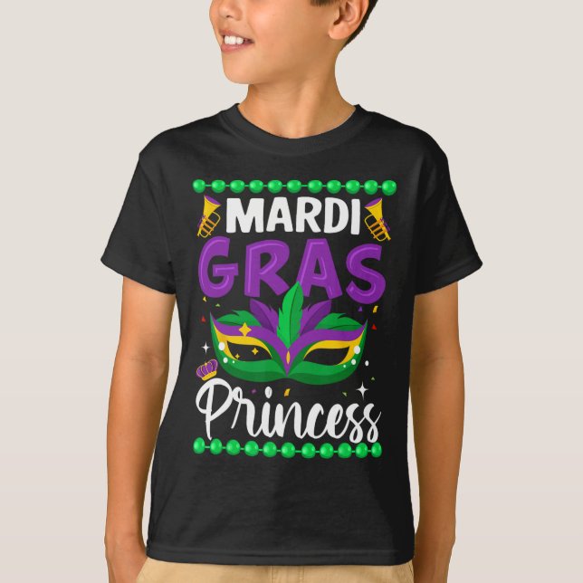 Camiseta Mardi Gras Princess (Frente)