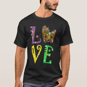 Camiseta Mardi Gras Pug Dog Engraçado Puppy 1