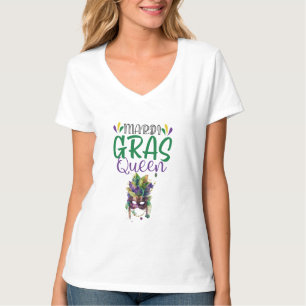Camiseta Mardi Gras Queen