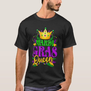 Camiseta Mardi Gras Queen Carnavais Festival Women Co