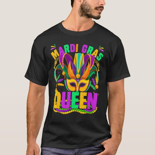 Camiseta Mardi Gras Queen Carnival New Orleans 2022 Mardi G (Frente)
