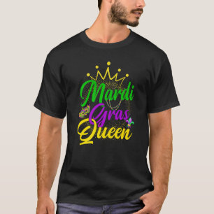 Camiseta Mardi Gras Queen Carnival Party