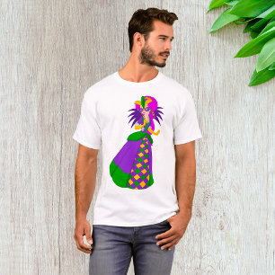 Camiseta Mardi Gras Queen Mens T-Shirt
