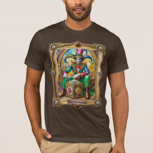 Camiseta Mardi Gras Realm Retratos - O Viajante do Tempo