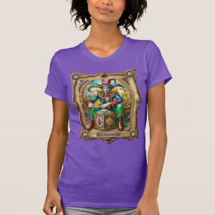 Camiseta Mardi Gras Realm Retratos - O Viajante do Tempo