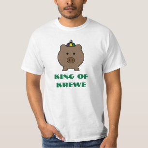 Camiseta Mardi Gras Roy Pig King de Krewe