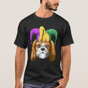 Camiseta Mardi Gras Shih Tzu Carnaval Hat Shih Tzu
