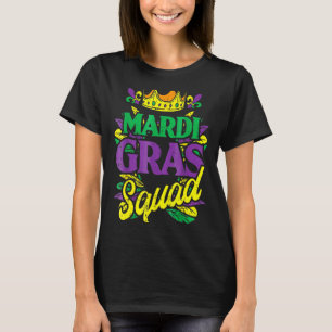 Camiseta Mardi Gras Squad Mating Carnival Party G