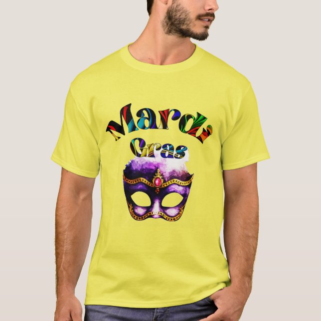 Camiseta Mardi Gras - Terça-feira, dia 13 de novembro, Gras (Frente)
