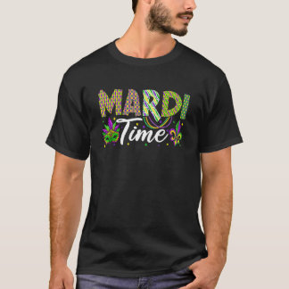 Camiseta Mardi Gras Time Mask Mardi Gras Party Fest Fest