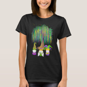 Camiseta Mardi Gras Tree Miçanga Gnomo New Orleans Festival