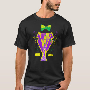 Camiseta Mardi Gras Tuxedo Costume Funny Carnaval Parade Pa