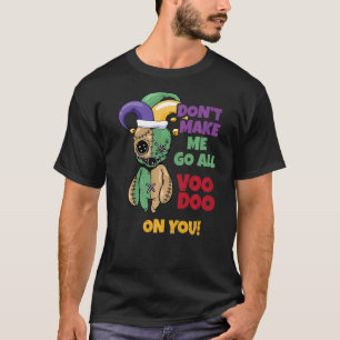 Camiseta Mardi Gras Voodoo Black Magic Carnaval Fan Voodoo