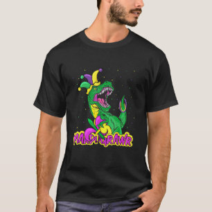 Camiseta Mardi Grawr Dinosaur T Rex Kids Toddler