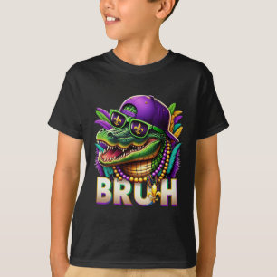 Camiseta Mardigator Jacaré Bruh Fantasia de Carnaval de Mar