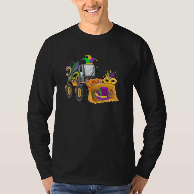 Camiseta Mardy Gras Construction Celebrations Fat Tuesday P (Frente)