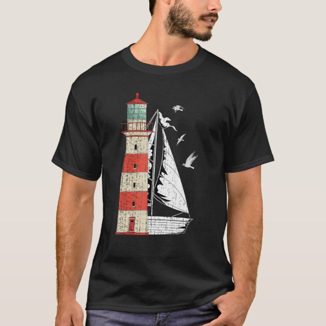 Camiseta Maré-velejador Náutico Navegação Oceânica leve (Frente)