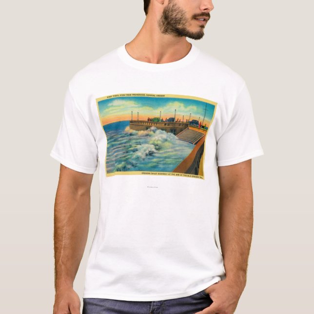Camiseta Marés altas em PromenadeSeaside, OU (Frente)