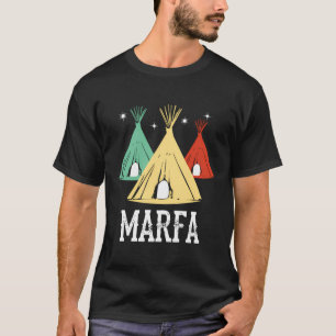 Camiseta Marfa Tx Ghost Lights Festival Texas Art