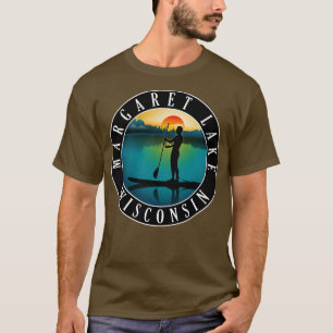 Camiseta Margaret Lake Wisconsin Paddleboard