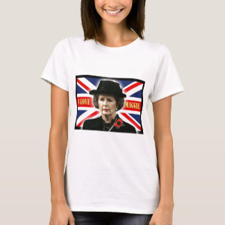 Camiseta Margaret Thatcher eu amo Maggie
