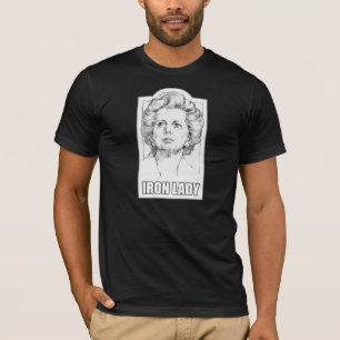 Camiseta Margaret Thatcher - t-shirt da dama de ferro