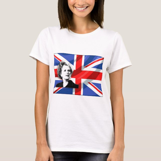 Camiseta Margaret Thatcher Union Jack (Frente)