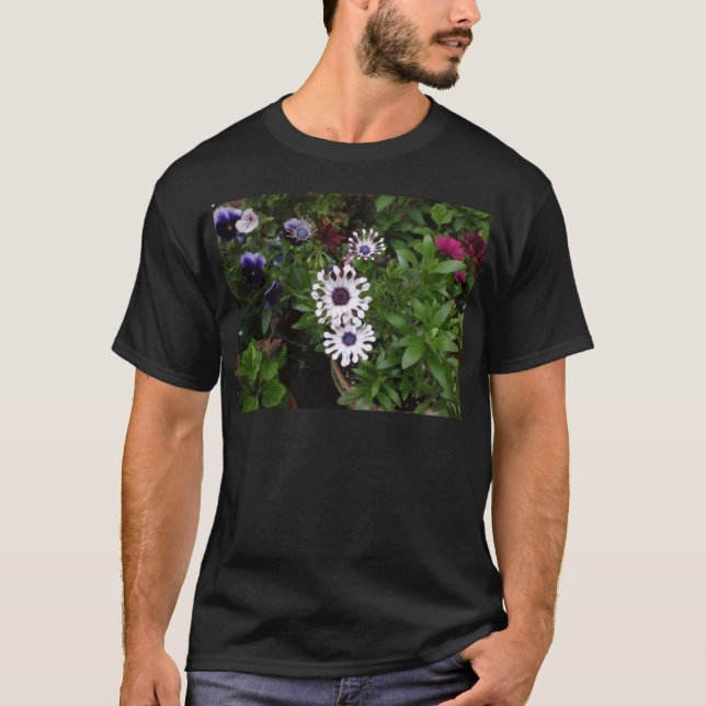 Camiseta Margarida Africana Branca (Frente)