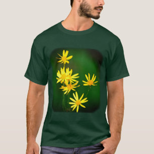 Camiseta Margarida Amarela Flores Florais
