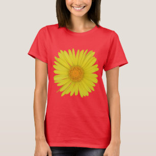 Camiseta Margarida Amarela (isolada)
