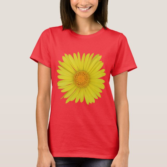 Camiseta Margarida Amarela (isolada) (Frente)