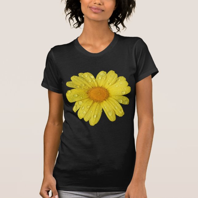 Camiseta Margarida Amarela na Chuva (Frente)