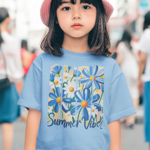 Camiseta Margarida Azul