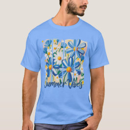 Camiseta Margarida Azul