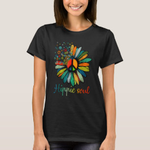 Camiseta Margarida Sinal de Paz Alma Hippie Flor 1