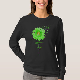 Camiseta Margarida Verde Faith Sensibilização para a Saúde