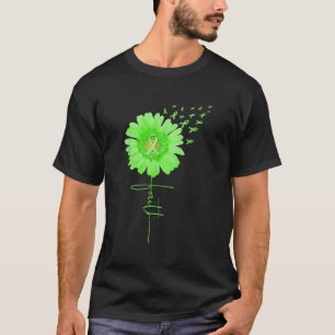 Camiseta Margarida Verde Faith Sensibilização para a Saúde 