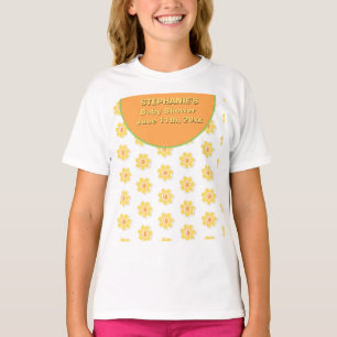 Camiseta Margaridas de Primavera em Verde Sage Pastel
