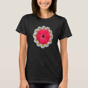 Camiseta Margaridas Flor Gerbera Gerberas Daisy Florido Blo